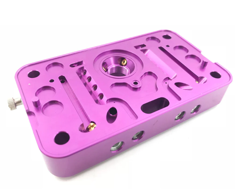 Billet Race Calibrated Carburetor Metering Block for Holley 4150 Carb Purple