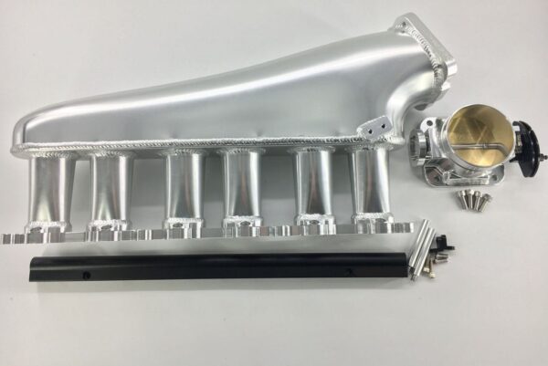 Motorsports1JZ GTE Billet Intake Manifold Fuel Rail 90mm Throttle Body