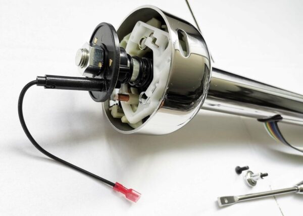 Motorsports Universal Straight Steering Column, 30 Inch, Stainless Steel, Polish - Image 4