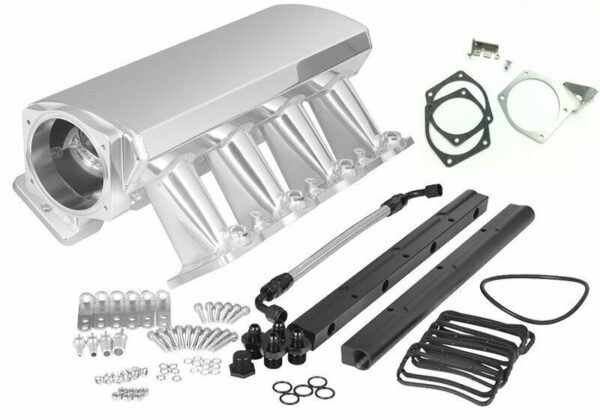 LS1 LS2 LS6 102mm Intake Manifold w/ MAP Sensor Provision+ Fuel Rails+TB Bracket