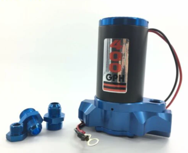 MotorsportsBillet 400GPH Electric Fuel Gas Alcohol Pump Street Racing Blue Finish - Image 8