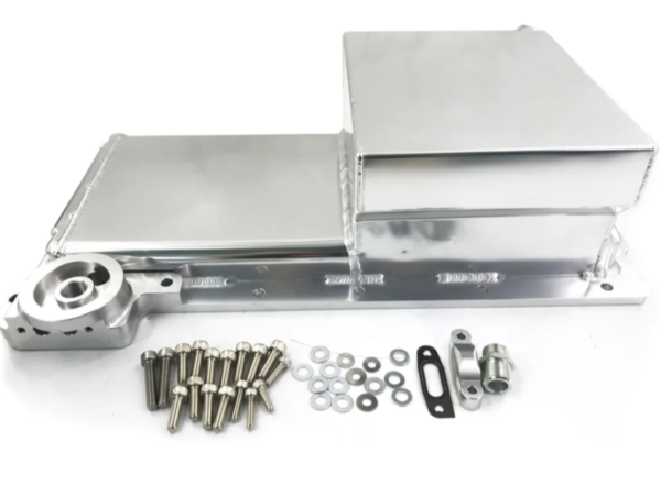 Motorsports Front Sump Aluminum LS1 LS2 LS6 Oil Pan w/billet Oil Filter Adapter - Image 2