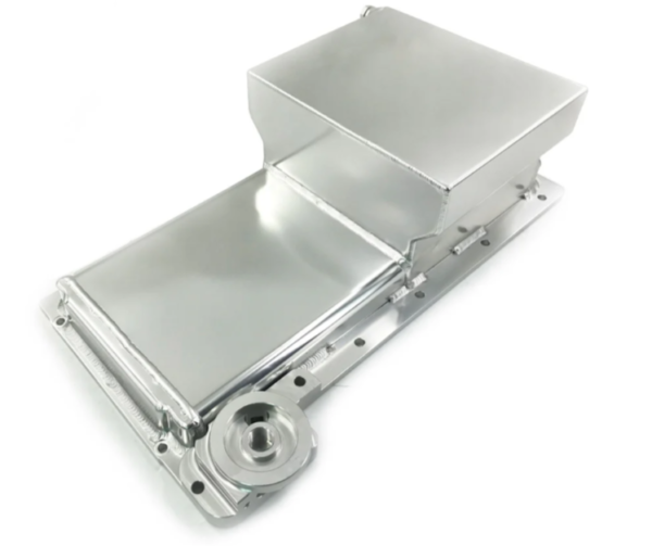 Motorsports Front Sump Aluminum LS1 LS2 LS6 Oil Pan w/billet Oil Filter Adapter - Image 3