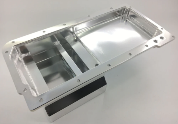 6.16lb LSX Fabricated Aluminum 7-Quart Front Sump Oil Pan LS1 LS2 LS3 LS6 - Image 4