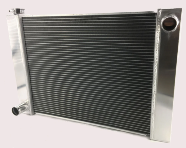 Fabricated Aluminum 19" x 27" x 3" Universal Racing Radiator for Ford/Mopar - Image 2