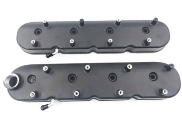 Cast Aluminum Tall Valve Covers for LS1 LS2 LS3 LS6 5.3 6.0 Black - Image 3