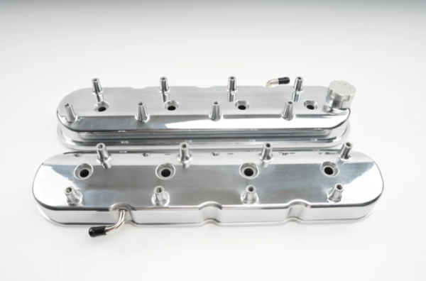 LS Cast Aluminum Tall Valve Covers for LS1 LS2 LS3 LS6 5.3 6.0 Polished - Image 10