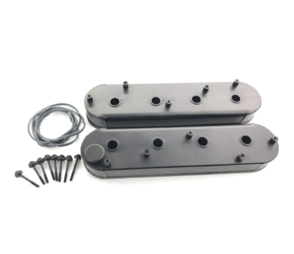 Motorsports LS1 LS2 LS3 LS6 Fabricated Aluminum Valve Cover With Coil Mounts Black - Image 6