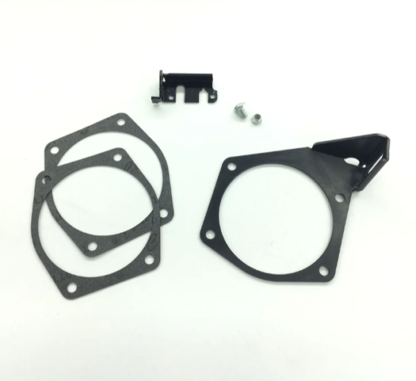 LS1 LS2 LS6 102mm Billet Throttle Body LS 4 Bolt W/ Throttle Cable Bracket Black - Image 5