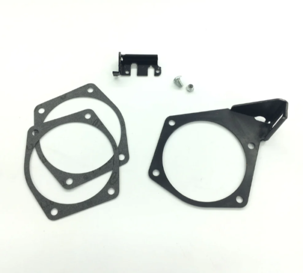 LS LSX LS1 LS2 LS3 LS6 LS7 Throttle Cable Bracket For Intakes 92MM 102MM Black - Image 2