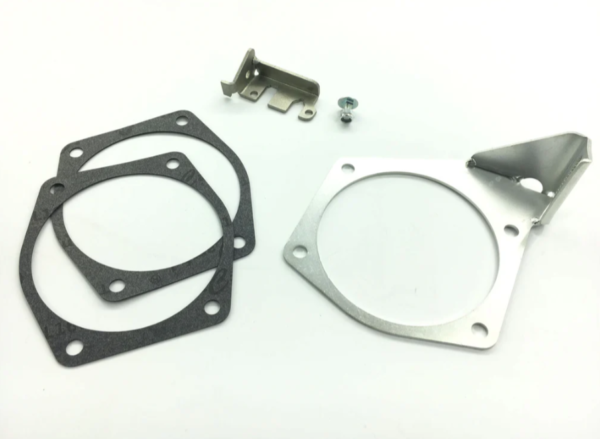 LS1 LS2 LS3 LS6 Silver Throttle Body Cable Bracket 92MM 102MM Intake w/ Gaskets - Image 2