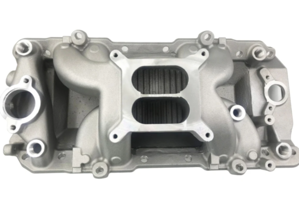 BBC Aluminum Air Gap Dual Plane Intake Manifold for 396-502 BB Chevy V8 Cyclone - Image 3