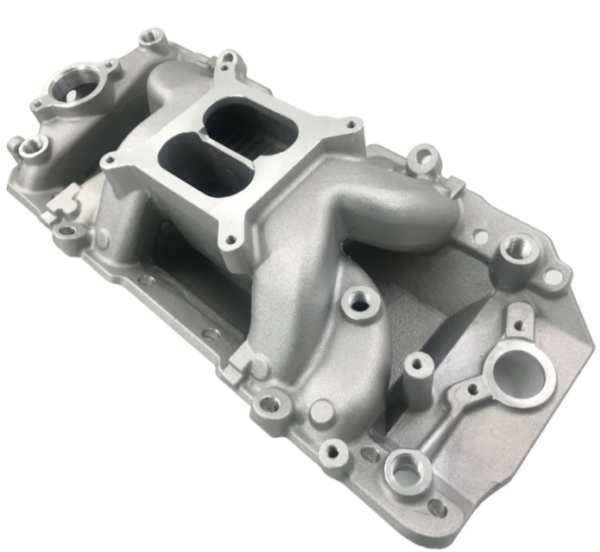 BBC Aluminum Air Gap Dual Plane Intake Manifold for 396-502 BB Chevy V8 Cyclone - Image 4