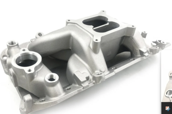 BBC Aluminum Air Gap Dual Plane Intake Manifold for 396-502 BB Chevy V8 Cyclone - Image 8