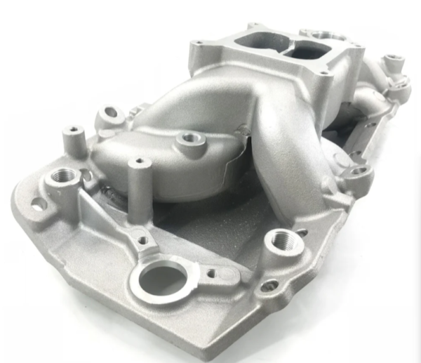 BBC Aluminum Air Gap Dual Plane Intake Manifold for 396-502 BB Chevy V8 Cyclone - Image 9