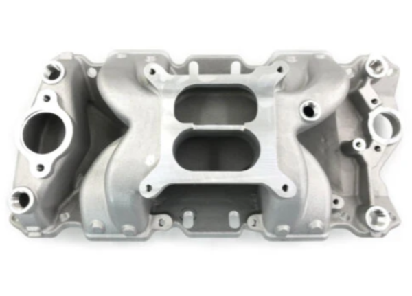 BBC Aluminum Air Gap Dual Plane Intake Manifold for 396-502 BB Chevy V8 Cyclone - Image 2