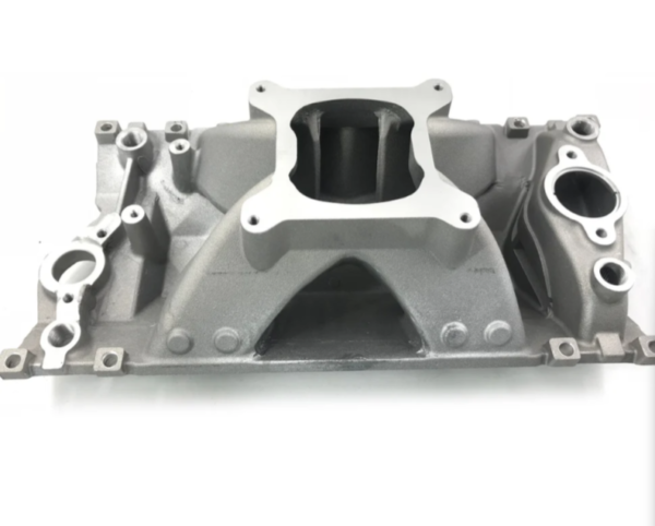 High Rise Small Block Chevy SBC Vortec Hurrican Single Plane Intake Manifold 350 - Image 3