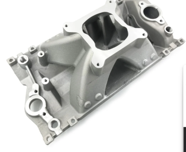 High Rise Small Block Chevy SBC Vortec Hurrican Single Plane Intake Manifold 350 - Image 5