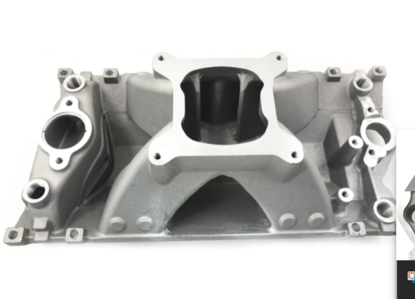 High Rise Small Block Chevy SBC Vortec Hurrican Single Plane Intake Manifold 350 - Image 9