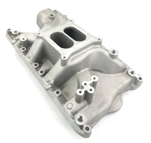 Motorsports Small Block Ford 351W Stain Aluminum SBF Intake Manifold Dual Plane - Image 3