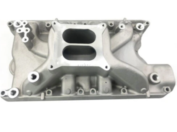 Motorsports Small Block Ford 351W Stain Aluminum SBF Intake Manifold Dual Plane - Image 8