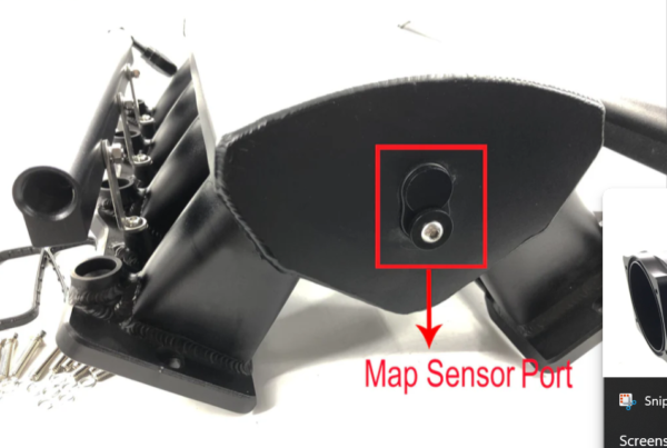 Roll over or click image to zoom in LS3 L92 102mm Fab Intake Manifold w/ MAP Sensor Provision+ Fuel Rails Black - Image 5